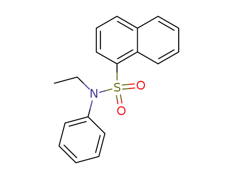 Molecular Structure of 132725-80-5 (<i>N</i>-ethyl-naphthalene-1-sulfonanilide)