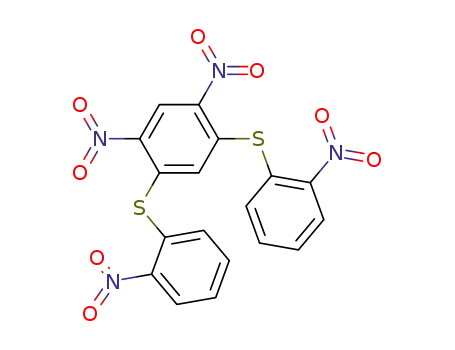 Molecular Structure of 62486-60-6 (Benzene, 1,5-dinitro-2,4-bis[(2-nitrophenyl)thio]-)