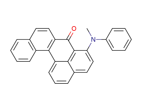 6-<N-Methyl-anilino>-dibenz-<a.kl>-anthron