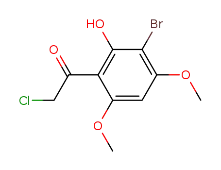 1-(3-bromo-2-hydroxy-4,6-dimethoxy-phenyl)-2-chloro-ethanone