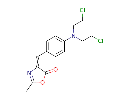 4-{4-[bis-(2-chloro-ethyl)-amino]-benzylidene}-2-methyl-4<i>H</i>-oxazol-5-one