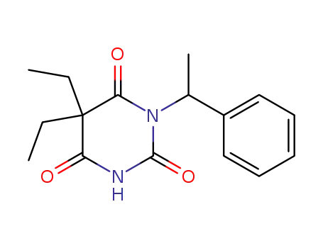 Molecular Structure of 109092-27-5 (5,5-diethyl-1-(1-phenyl-ethyl)-barbituric acid)