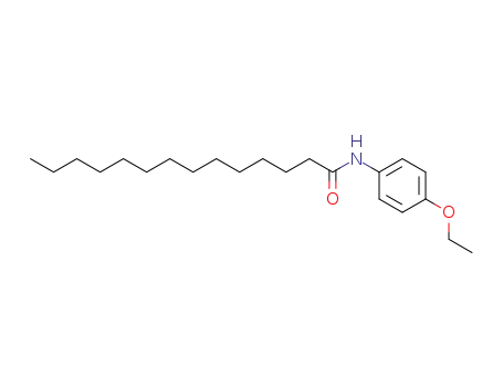 Molecular Structure of 91021-79-3 (Tetradecanamide, N-(4-ethoxyphenyl)-)