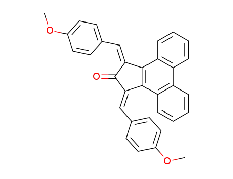 1-[1-(4-Methoxy-phenyl)-meth-(E)-ylidene]-3-[1-(4-methoxy-phenyl)-meth-(Z)-ylidene]-1,3-dihydro-cyclopenta[l]phenanthren-2-one