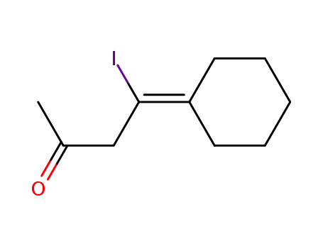 2-Butanone, 4-cyclohexylidene-4-iodo-