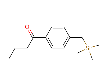 1-[4-(trimethylsilanyl-methyl)-phenyl]-butan-1-one
