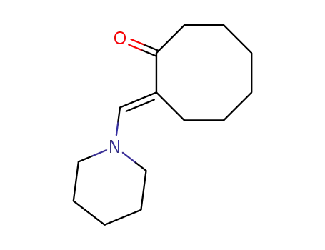 Molecular Structure of 21964-64-7 (Cyclooctanone, 2-(1-piperidinylmethylene)-)