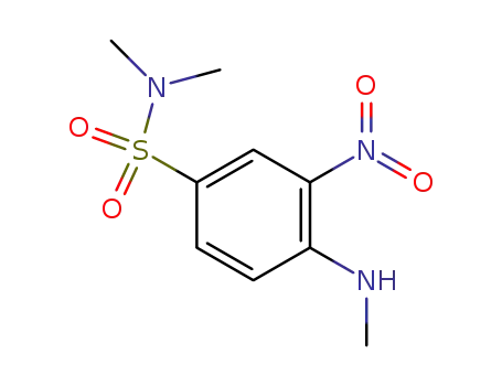 Molecular Structure of 68528-28-9 (3-Nitro-4-methylamino-benzolsulfonsaeure-dimethylamid)
