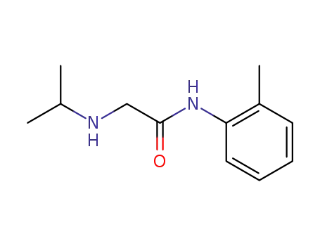 Molecular Structure of 75549-69-8 (<i>N</i>-isopropyl-glycine <i>o</i>-toluidide)