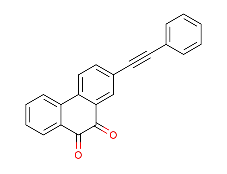9,10-Phenanthrenedione, 2-(phenylethynyl)-