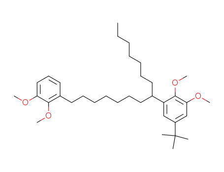 3-<8-(1',2'-dimethoxy-5'-tert-butylphenyl)pentadecyl>veratrole