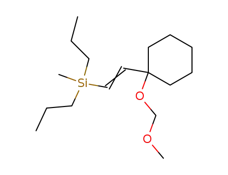 1-Methoxymethoxy-1-<2-(methyl-dipropyl-silyl)-vinyl>-cyclohexan