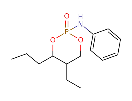 5-ethyl-2-anilino-4-propyl-[1,3,2]dioxaphosphinane-2-oxide