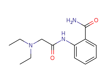 Molecular Structure of 55695-69-7 (<i>N</i>-(<i>N</i>,<i>N</i>-diethyl-glycyl)-anthranilic acid amide)