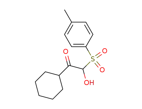 2-Hydroxy-2-<p-toluolsulfon>-1-cyclohexyl-aethan-on-(1)