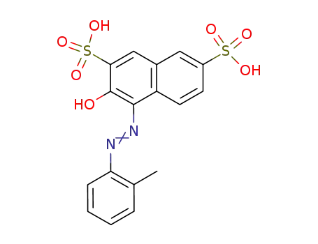 3-hydroxy-4-<i>o</i>-tolylazo-naphthalene-2,7-disulfonic acid