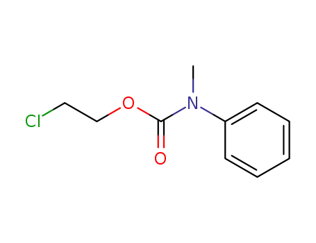 Molecular Structure of 55030-68-7 (Carbamic acid, methylphenyl-, 2-chloroethyl ester)