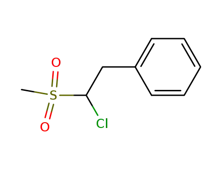 1-Chlor-2-phenylethyl-methyl-sulfon