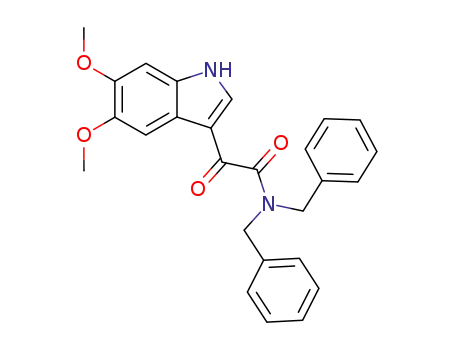 (5,6-dimethoxy-indol-3-yl)-glyoxylic acid dibenzylamide