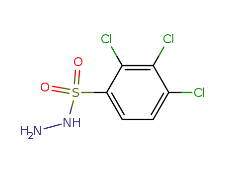 Molecular Structure of 6655-73-8 (2.3.4-Trichlor-benzolsulfonsaeure-hydrazid)