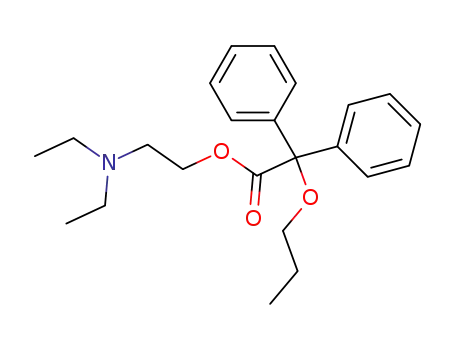 diphenyl-propoxy-acetic acid-(2-diethylamino-ethyl ester)