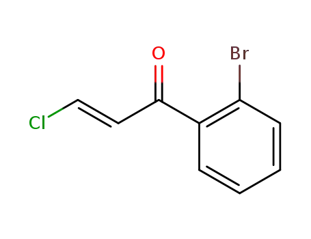 1-(2-bromo-phenyl)-3<i>t</i>-chloro-propenone