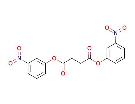 Molecular Structure of 130912-20-8 (Butanedioic acid, bis(3-nitrophenyl) ester)