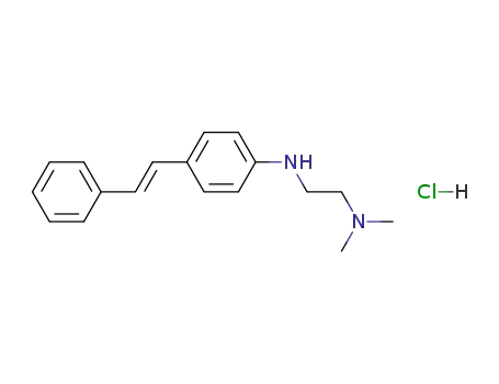 <i>N</i>,<i>N</i>-dimethyl-<i>N</i>'-<i>trans</i>-stilben-4-yl-ethylenediamine; hydrochloride