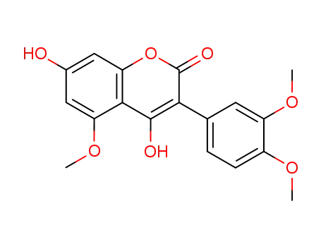 3-(3,4-dimethoxy-phenyl)-4,7-dihydroxy-5-methoxy-coumarin