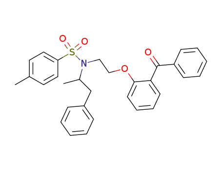 N-(α-Methylphenethyl)-N-<2-(o-benzoylphenoxy)ethyl>-p-toluenesulfonamide