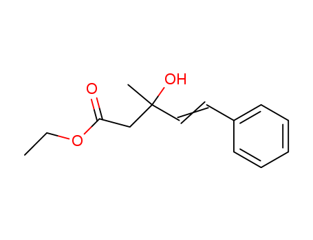 4-Pentenoic acid, 3-hydroxy-3-methyl-5-phenyl-, ethyl ester