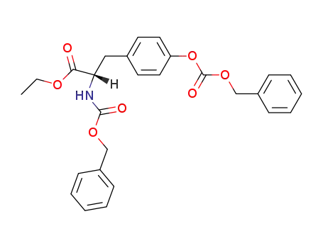 Molecular Structure of 16679-93-9 (<i>N</i>,<i>O</i>-bis-benzyloxycarbonyl-L-tyrosine ethyl ester)