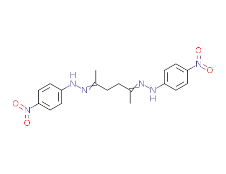 Molecular Structure of 76160-66-2 (hexane-2,5-dione bis-p-nitrophenylhydrazone)