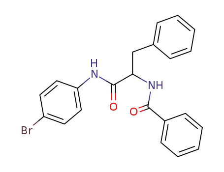 Benzoyl-D,L-phenylalanin-4-bromanilid