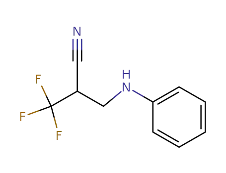 Molecular Structure of 458-79-7 (β'-anilino-β,β,β-trifluoro-isobutyronitrile)