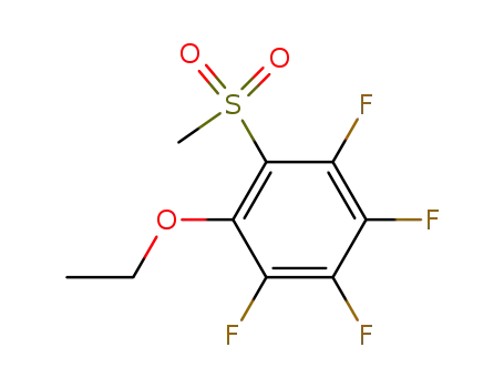2-Ethoxy-3,4,5,6-tetrafluor-phenyl-methylsulfon
