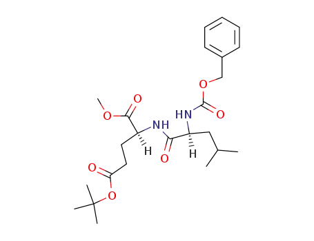 L-Glutamic acid, N-[N-[(phenylmethoxy)carbonyl]-L-leucyl]-,
5-(1,1-dimethylethyl) 1-methyl ester