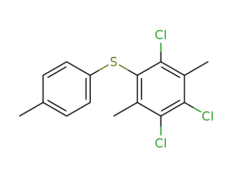 <2,4,5-Trichlorphenyl-3,6-dimethyl>-<4-methylphenyl>-sulfid