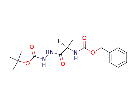 Molecular Structure of 27454-32-6 (Z-D-Ala-NHNH-Boc)