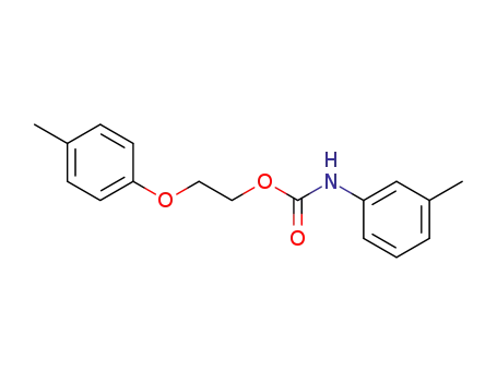 Carbamic acid, (3-methylphenyl)-, 2-(4-methylphenoxy)ethyl ester
