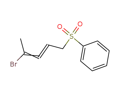 (4-Bromo-penta-2,3-diene-1-sulfonyl)-benzene