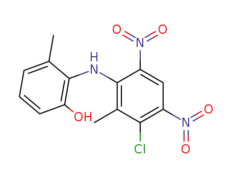 5-Chlor-2,4-dinitro-6,6'-dimethyl-2'-hydroxy-diphenylamin