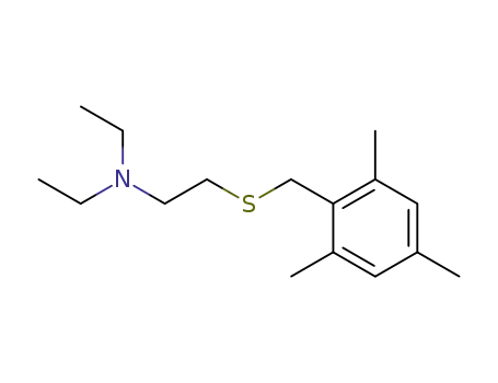 Molecular Structure of 132346-94-2 (diethyl-[2-(2,4,6-trimethyl-benzylsulfanyl)-ethyl]-amine)