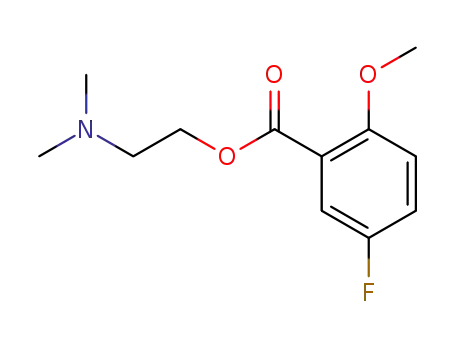 5-Fluor-2-methoxy-benzoesaeure-<2-dimethylamino-aethylester>