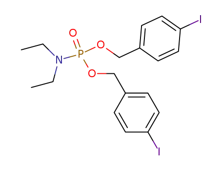 diethyl-amidophosphoric acid bis-(4-iodo-benzyl ester)