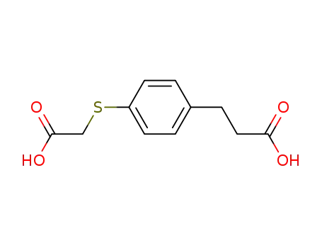 3-(4-carboxymethylsulfanyl-phenyl)-propionic acid