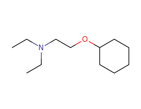 Molecular Structure of 7788-90-1 (2-(cyclohexyloxy)-N,N-diethylethanamine)