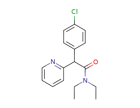 2-(4-chloro-phenyl)-<i>N</i>,<i>N</i>-diethyl-2-pyridin-2-yl-acetamide