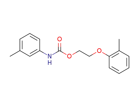Molecular Structure of 62643-99-6 (Carbamic acid, (3-methylphenyl)-, 2-(2-methylphenoxy)ethyl ester)