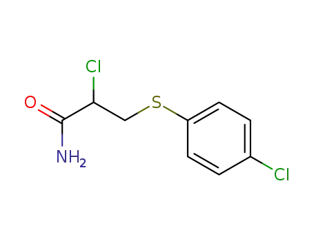 2-chloro-3-(4-chloro-phenylsulfanyl)-propionic acid amide